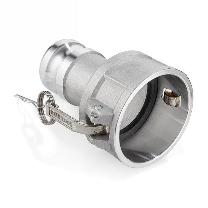 Камлок нержавеющий тип DА (переходник розетка 1 1/2" х ниппель 1"), TL1510DASS TITAN LOCK