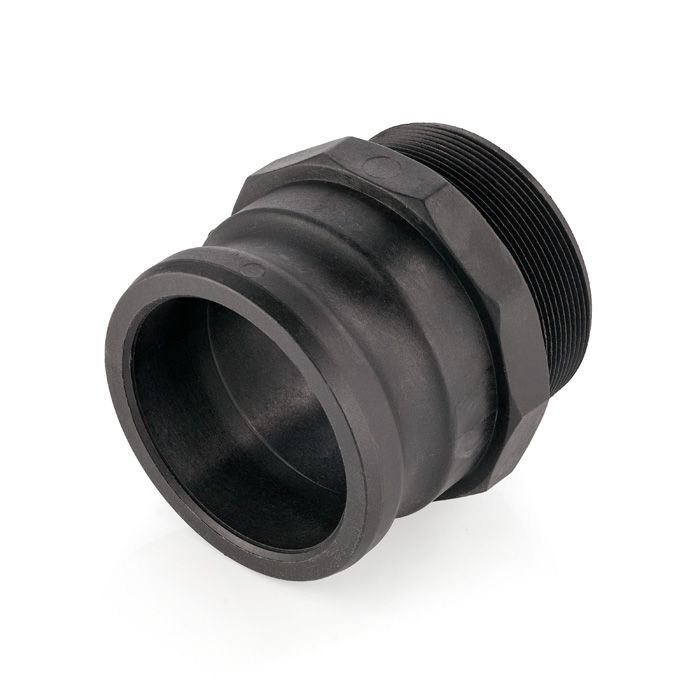 Камлок полипропиленовый тип F ниппель, наружная резьба BSP 4", TL400FPP TITAN LOCK