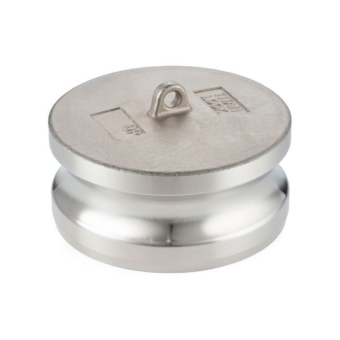 Камлок нержавеющий тип DP, заглушка для розетки 4", AISI316, TL400DPSS316 TITAN LOCK