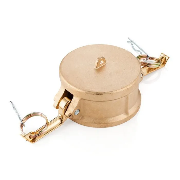 Камлок латунный тип DC, заглушка для ниппеля 3", TL300DCBR TITAN LOCK