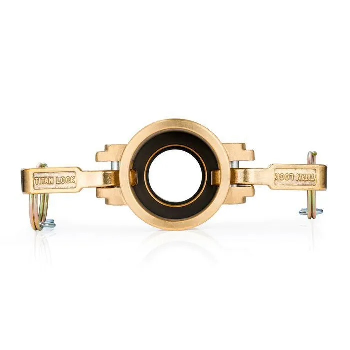 Камлок латунный тип B розетка, наруж. резьба BSP 3/4", TL75BBR TITAN LOCK