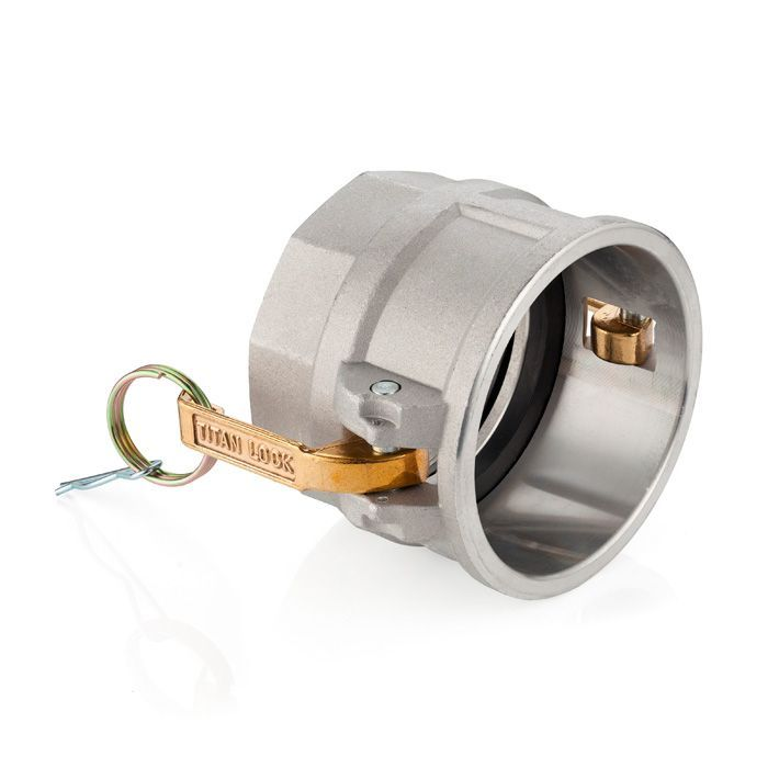 Камлок алюминиевый тип D серия "EcoLine" розетка, внутр. резьба BSP 8", TL800DAL-EL TITAN LOCK