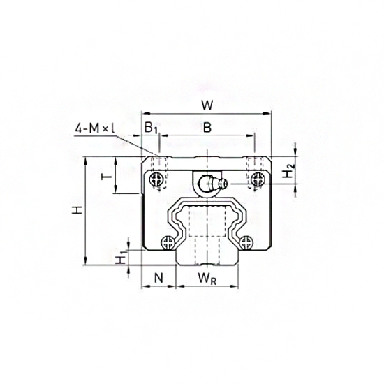 Каретка HCH30CAZAH (HGH30CAZAH) TECHNIX