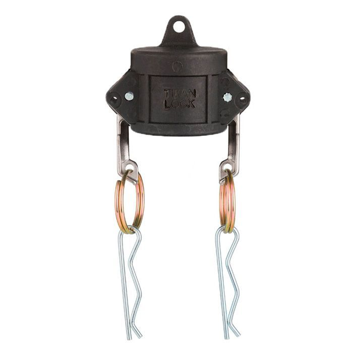 Камлок полипропиленовый тип DC, заглушка для ниппеля 2", TL200DCPP TITAN LOCK