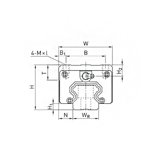 Каретка HCH35CAZAH (HGH35CAZAH) TECHNIX