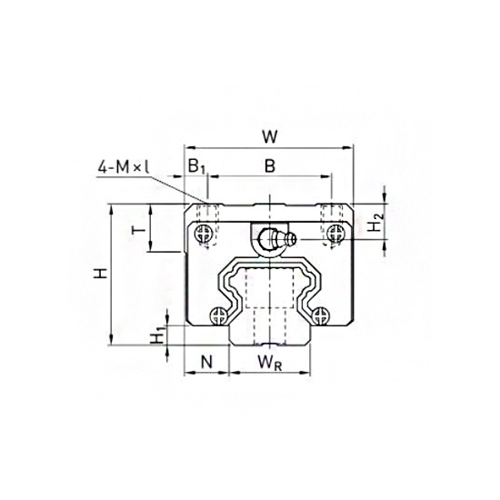 Каретка HCH15CAZAH (HGH15CAZAH) TECHNIX