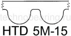 Шкивы зубчатые HTD под втулку тапербуш 5M-15