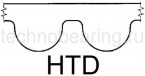 Заготовки зубчатых шкивов HTD