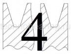 Шкивы четырехручьевые для клиновых ремней под втулку тапербуш серия SPB/4
