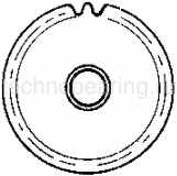 Зубчатые колеса с прямым зубом (со ступицей) Прямозубые шестерни схема