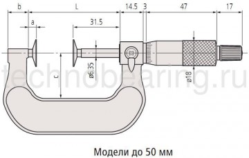 Микрометры с дисками серия 123 схема 1