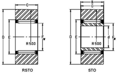 ОПОРНЫЙ РОЛИК INA STO/RSTO
