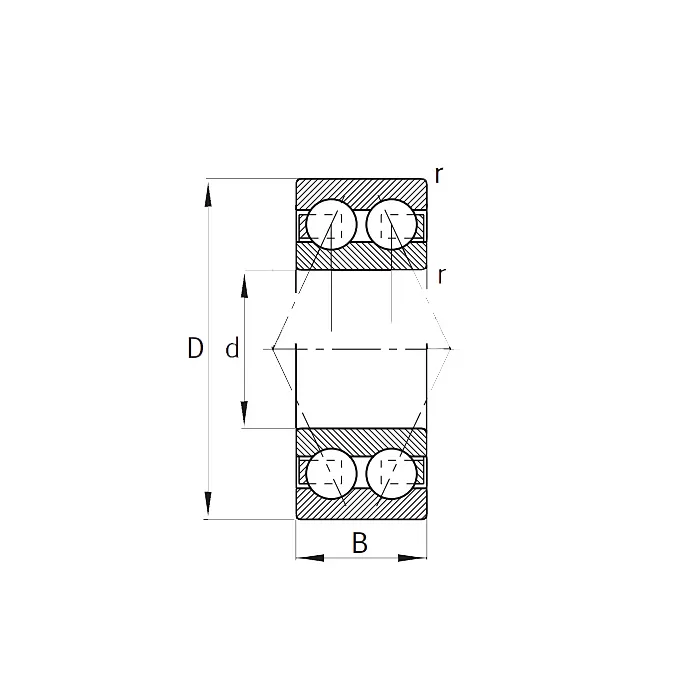 Подшипник 3206/C3-ACC ISB