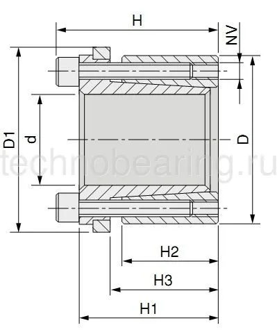 Зажимная втулка KLDB020 Sati