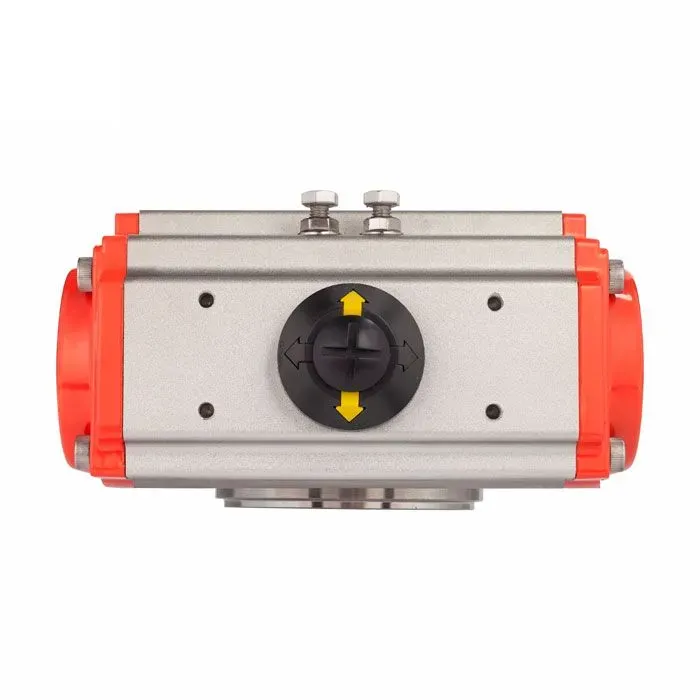 Донный клапан шаровый под приварку с пневмоприводом, нерж.304 DN50, TLBBV50WD-P TITAN LOCK