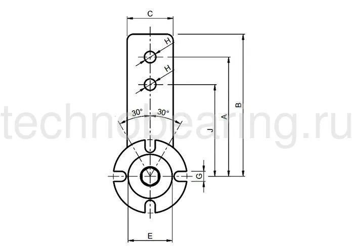 Рычаг натяжителя RE 50 RE010050 Sati