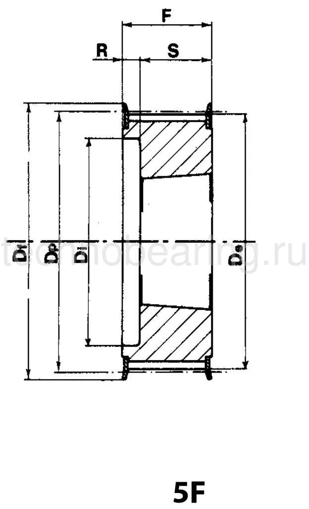 Шкив зубчатый под втулку тапербуш для ремня дюймового профиля 26H100 (PHP 26H100TB) Sati