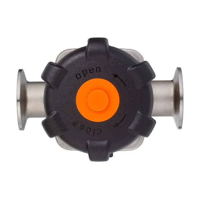 Мембранный клапан нерж.316 типа clamp-clamp, DN80 DIN TL80DVCLSS TITAN LOCK