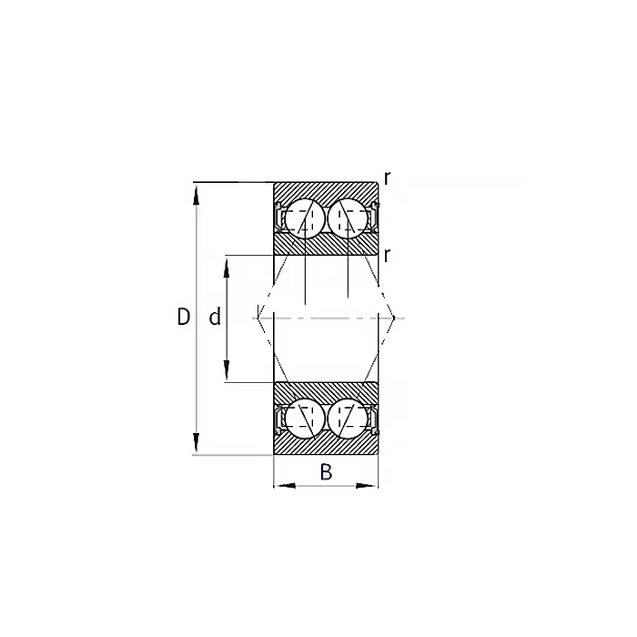 Подшипник 2204-2RS-TVH FAG
