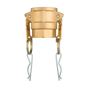 Камлок латунный тип D розетка, внутр. резьба BSP 1/2", TL50DBR TITAN LOCK