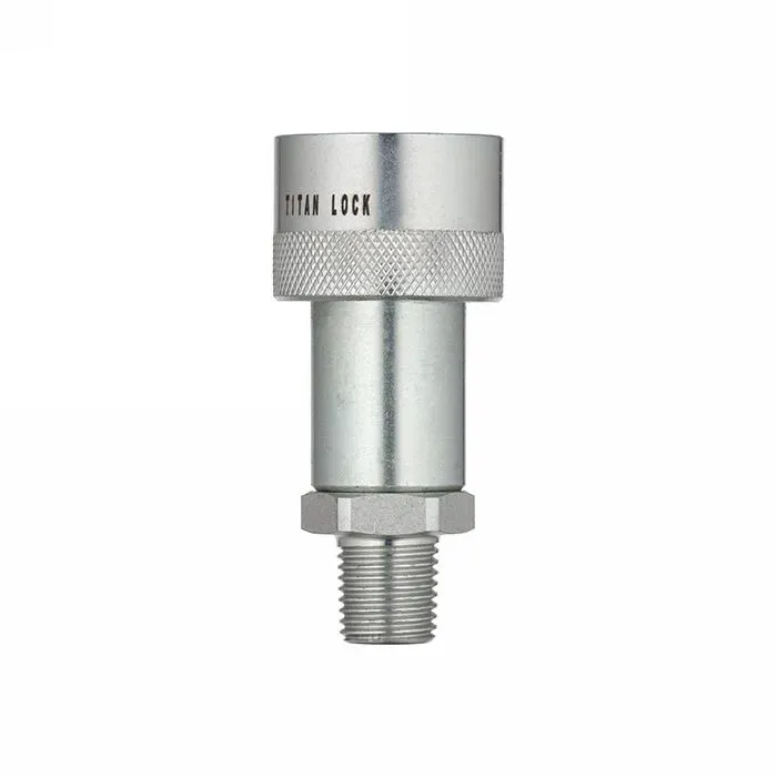 БРС серия T резьбовая, ISO 14540, розетка, оцинк. cталь, резьба NPT, 1/4in TL2TFN TITAN LOCK