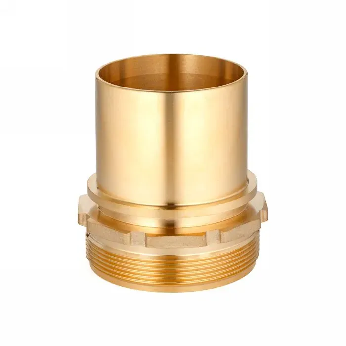 Штуцер с наруж. резьб. под рукав, глад.хвост., латунь, DN25 (1"), TLSM25BR-SE TITAN LOCK