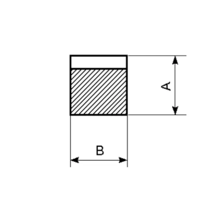 Рейка зубчатая прямозубая: 30x30, L=2000 мм, M=4 CR33200 ISKRA