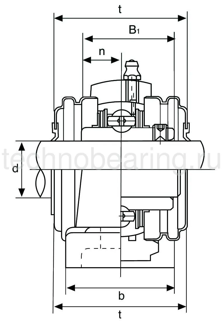Подшипниковый узел UCP204SS ISB