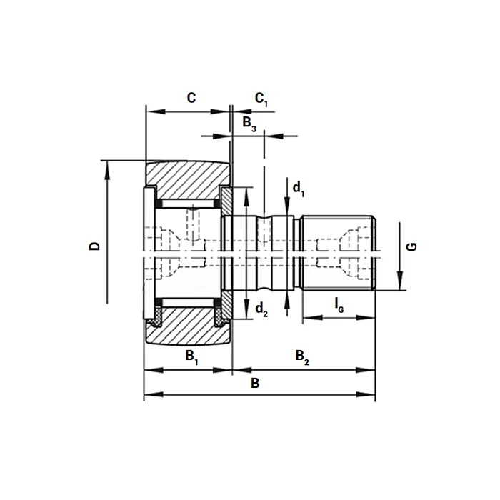 Опорный ролик KR30PP TECHNIX