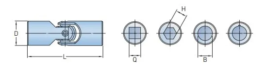 Универсальный шарнир PHE UJMA16 SKF