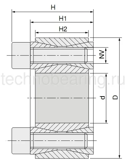 Зажимная втулка KLGG022 (PHF FX10-22x47) Sati