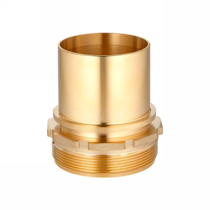 Штуцер с наруж. резьб. под рукав, глад.хвост., латунь, DN63 (2 1/2"), TLSM65BR-SE TITAN LOCK