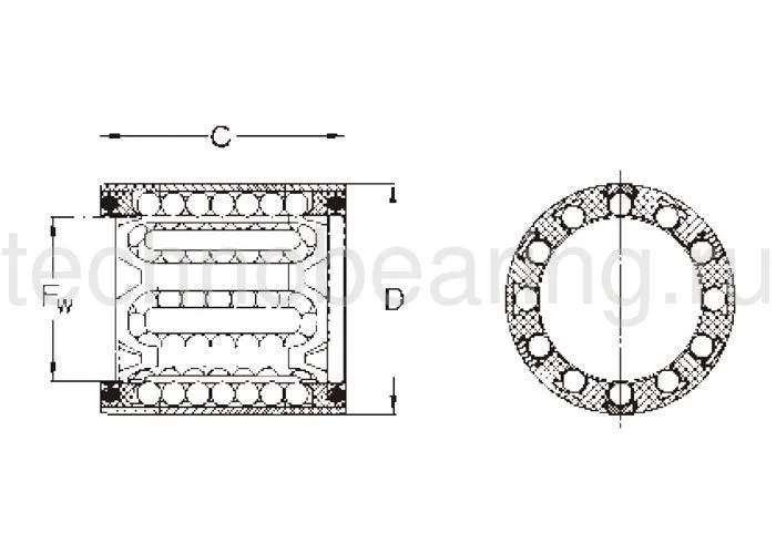 Подшипник LBBR25-2LS SKF