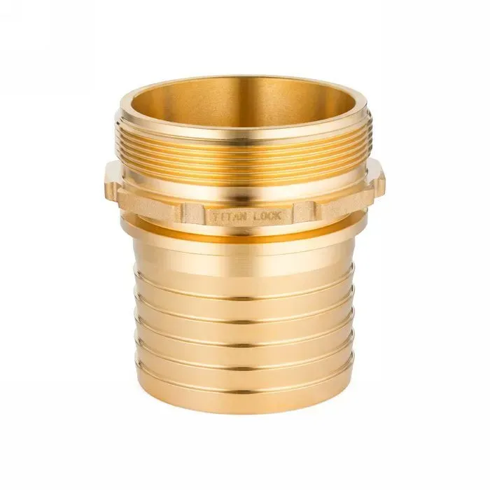 Штуцер с наружной резьбой под рукав, латунь, 1in TLSM25BR TITAN LOCK