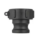 Переходник на Еврокуб, камлок тип A S60x1 1/2, полипроп., TLECS60x1.1/2AC TITAN LOCK