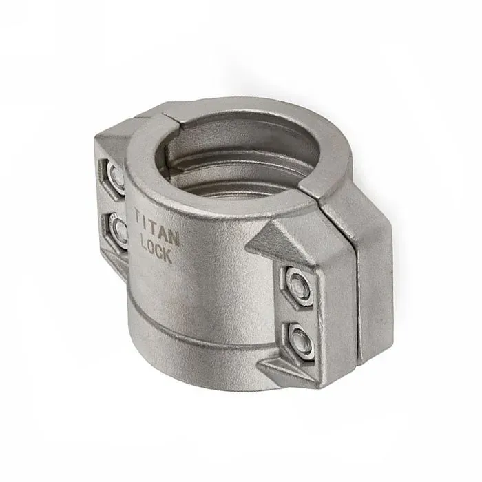 Усиленный 4-х болтовый хомут, нерж. сталь, TL50X8SS TITAN LOCK