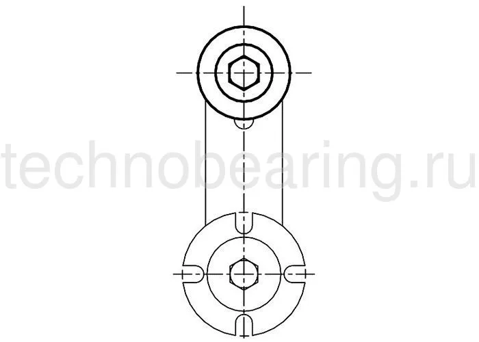 Шкив натяжителя клинового ремня SP 40-AD Sati
