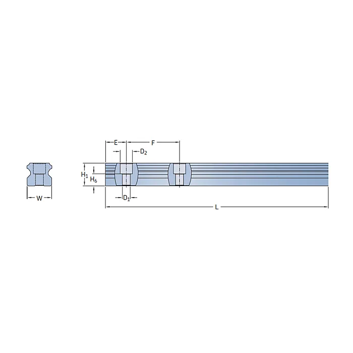 Направляющая LLTHR 20 P5 SKF