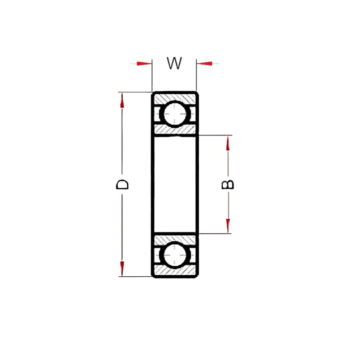Высокотемпературный подшипник 6304 BHTS ZZ C4 220°-250° BA 55 ISKRA
