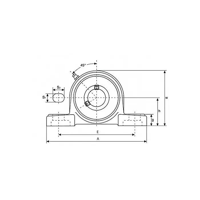 Подшипниковый узел UCP205 FKD