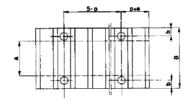 Зажимные пластины для ремня 5M 10 PB5M10 Sati