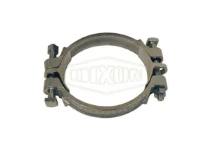 2х болтовой усиленный хомут (108-125), ковкий чугун 525 DIXON