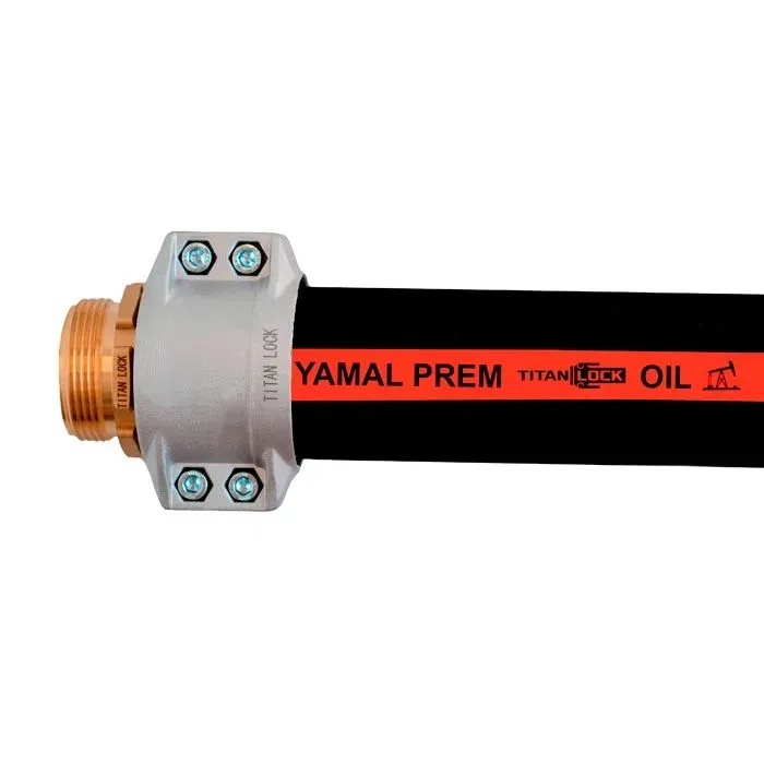 Маслобензостойкий рукав «YAMAL-PREM», внутр. диам. 152мм, -40C, 10bar, NBR, нап/всас TL150YM-PR TITAN LOCK