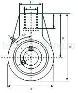 Подшипниковый узел UCECH212 ISB