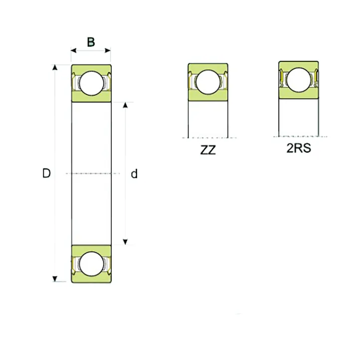 Подшипник 61901-ZZ ISKRA