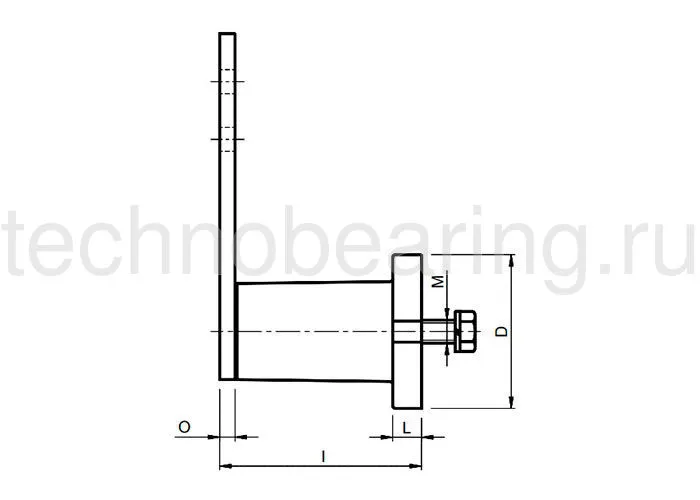 Рычаг натяжителя RE 50 RE010050 Sati