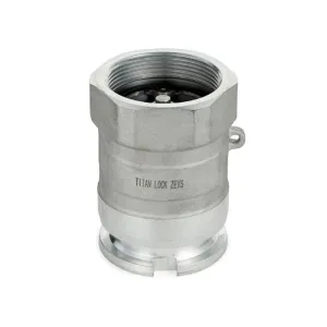 Соединение ZEVS ("сухой" разъем) ниппель, 3in, BSP, материал алюм. TLDDA300-AL TITAN LOCK