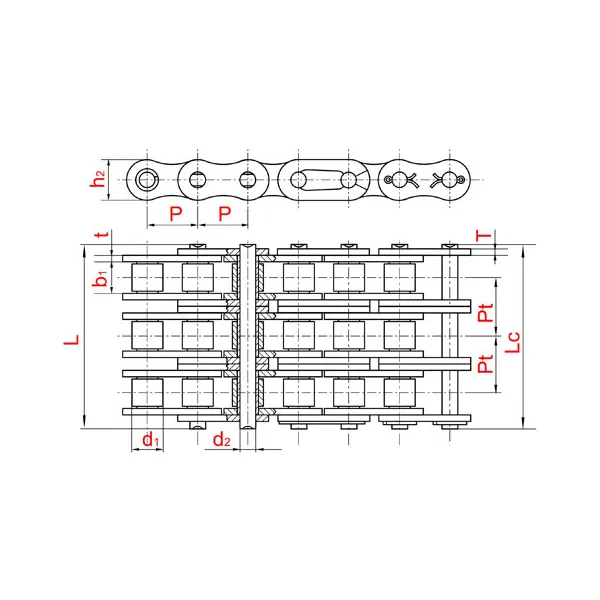 Переходное звено для цепи 10B-3F ISKRA