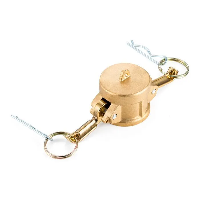 Камлок латунный тип DC, заглушка для ниппеля 2", TL200DCBR TITAN LOCK