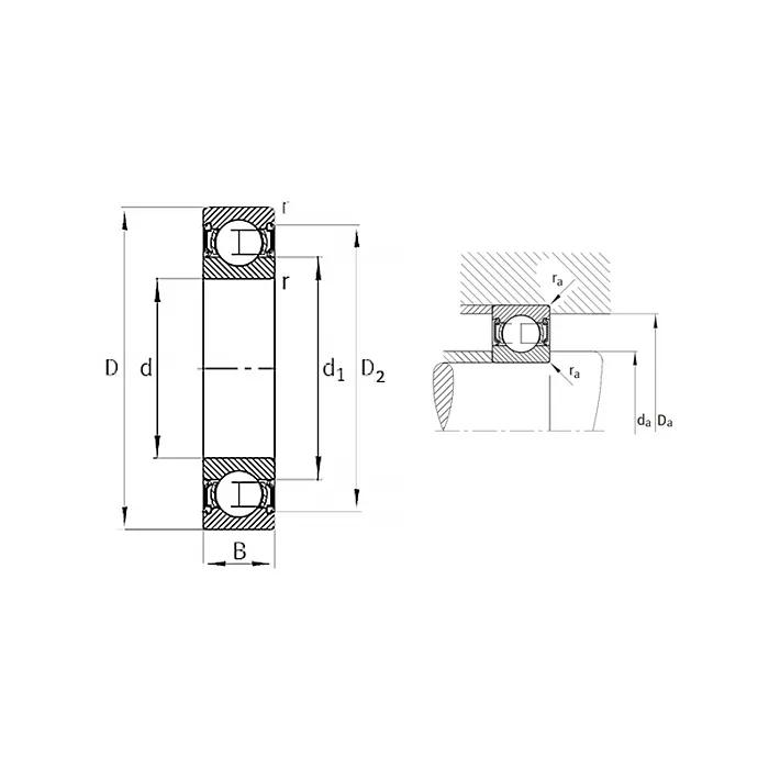 Подшипник 6303-2RS FAG